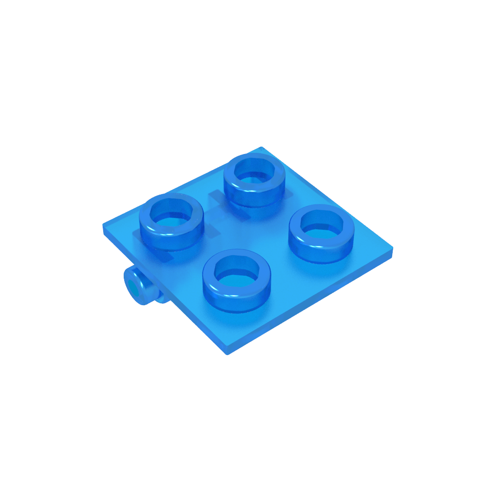 Hinge Brick 2 x 2 Top Plate Thin-MyGobricks