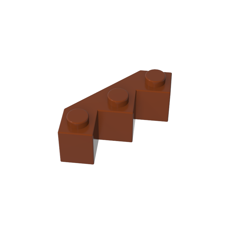 3x3 multi-faceted brick city wall inclined bricks