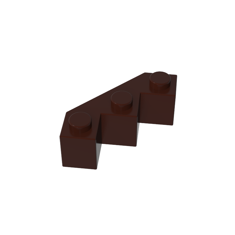 3x3 multi-faceted brick city wall inclined bricks