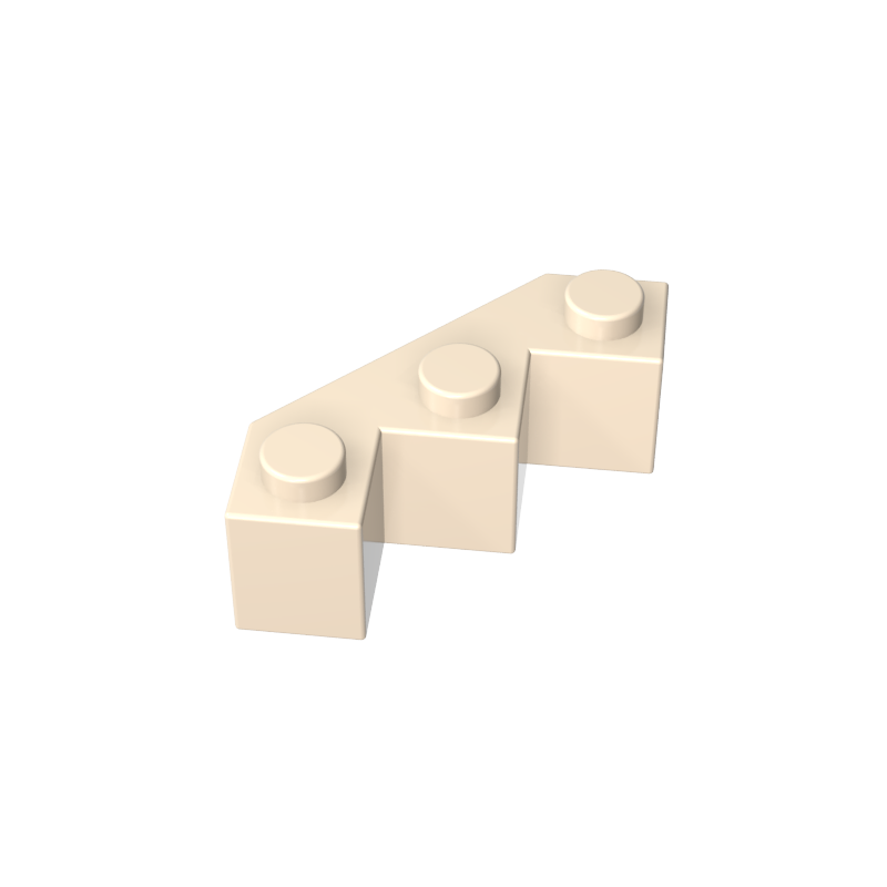 3x3 multi-faceted brick city wall inclined bricks