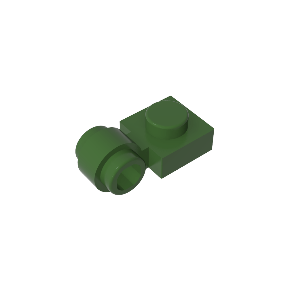 Plate Special 1 x 1 with Clip Light [Thick Ring]-MyGobricks