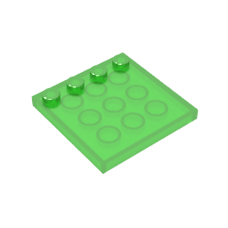 Plates Special 4 x 4 with Studs on One Edge [Plain]