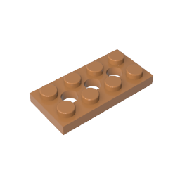 Technic Plate 2 x 4 [3 Holes]