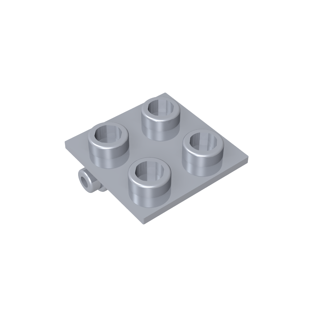 Hinge Brick 2 x 2 Top Plate Thin-MyGobricks