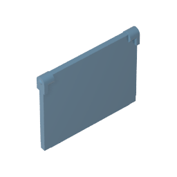 Glass for Window 1 x 4 x 3 [Opening]