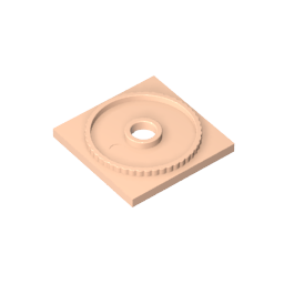 Turntable 4 x 4 Square Base, Locking