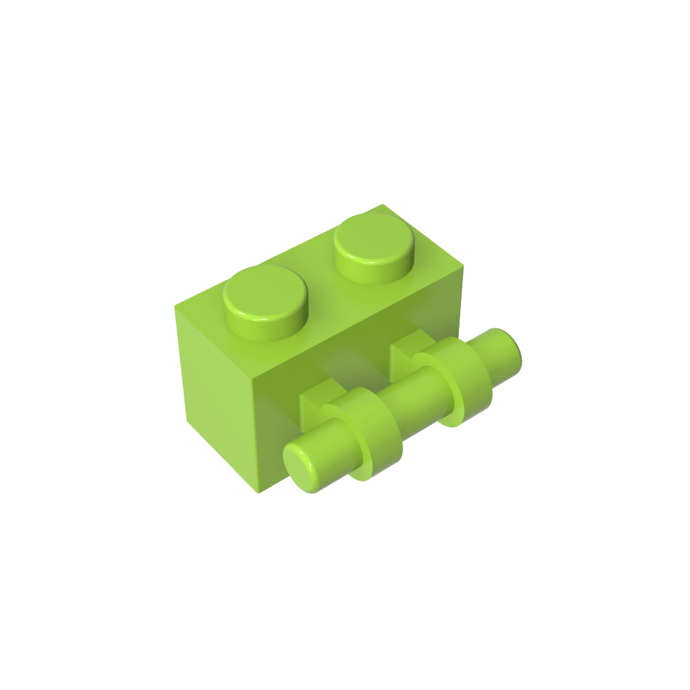 Brick Special 1 x 2 with Handle-MyGobricks