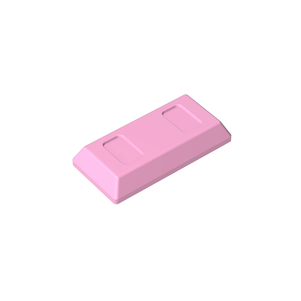 Tile Special 1 x 2 with Sloped Walls AKA Money / Gold Bar [Ingot]