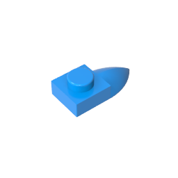 Plate Special 1 x 1 with Tooth