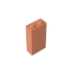 Brick 1 x 2 x 3 with Bottom Stud Holder