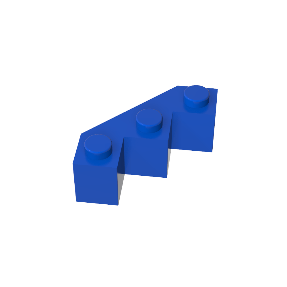Wedge 3 x 3 Facet-MyGobricks