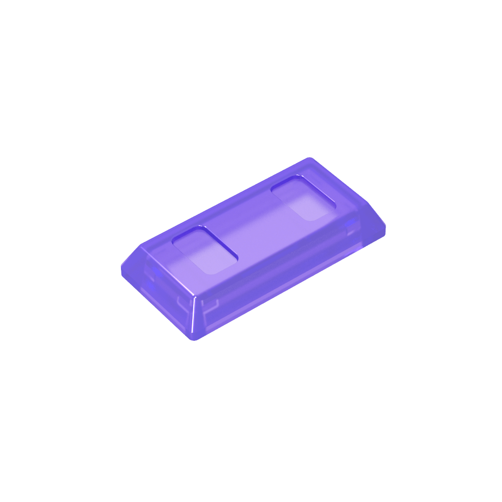 Tile Special 1 x 2 with Sloped Walls AKA Money / Gold Bar [Ingot]