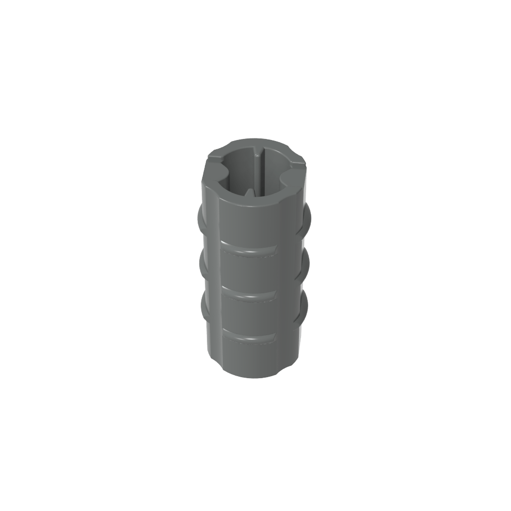 Technic Axle Connector Ridged [with x Hole x Orientation]-MyGobricks
