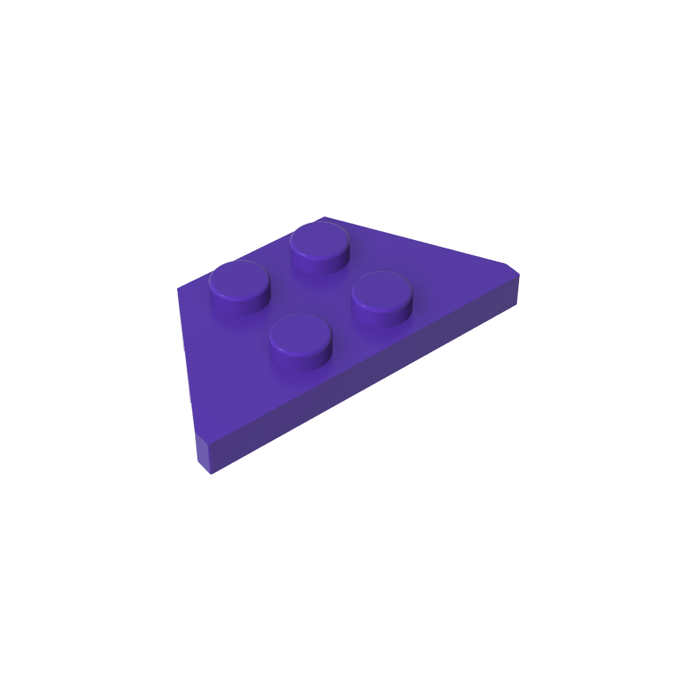 Wedge Plate 2 x 4-MyGobricks