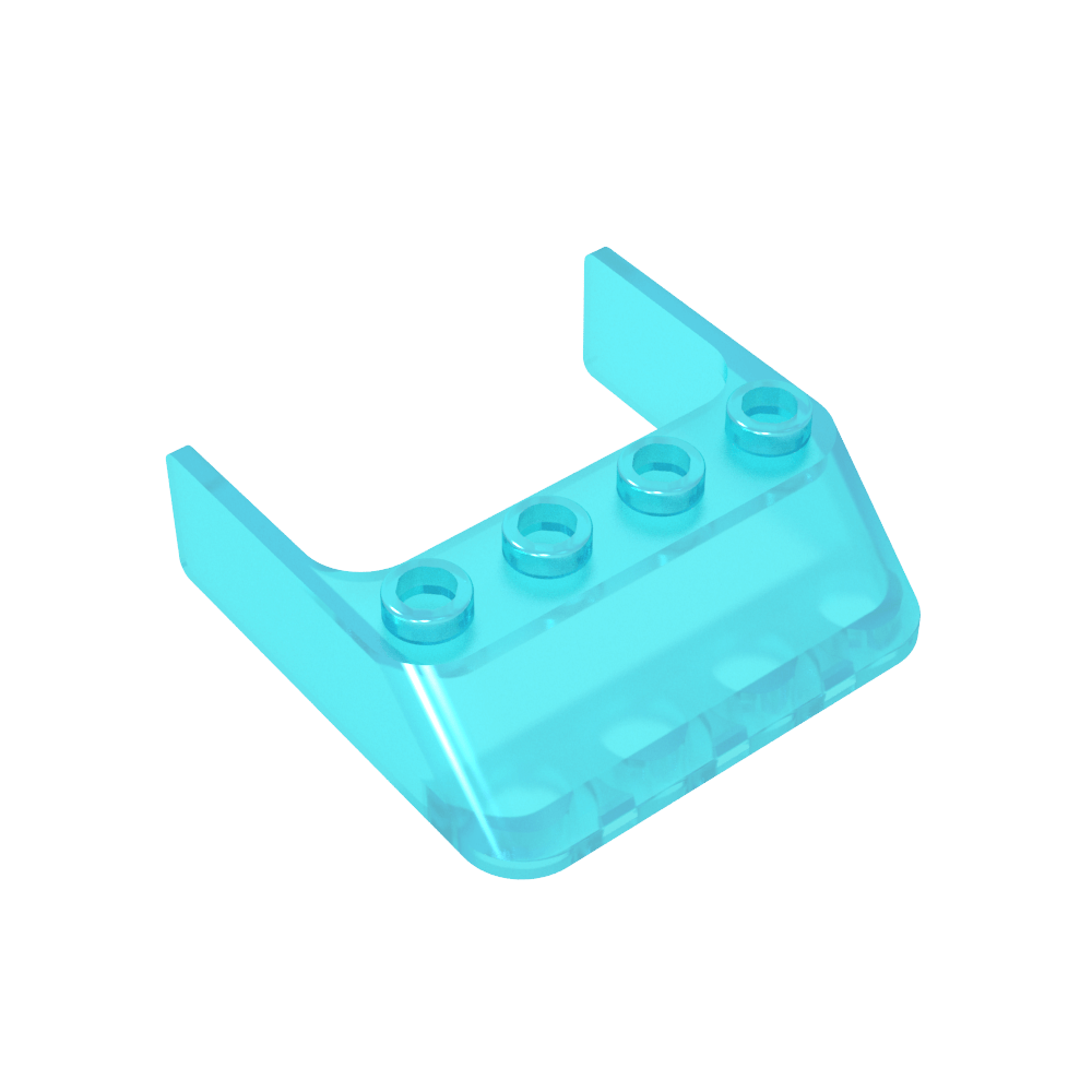 Windscreen 4 x 4 x 1-MyGobricks