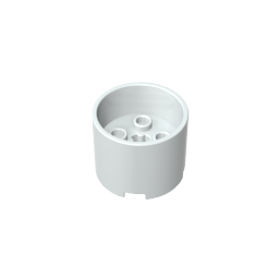 Brick Round 3 x 3 x 2 with Recessed Center with 2 x 2 Studs and Axle Hole