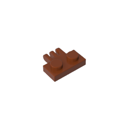 Hinge Plate 1 x 2 with 3 Fingers On Side