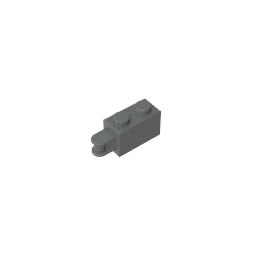 Brick Special 1 x 2 with Vertical Closed Handle on Edge