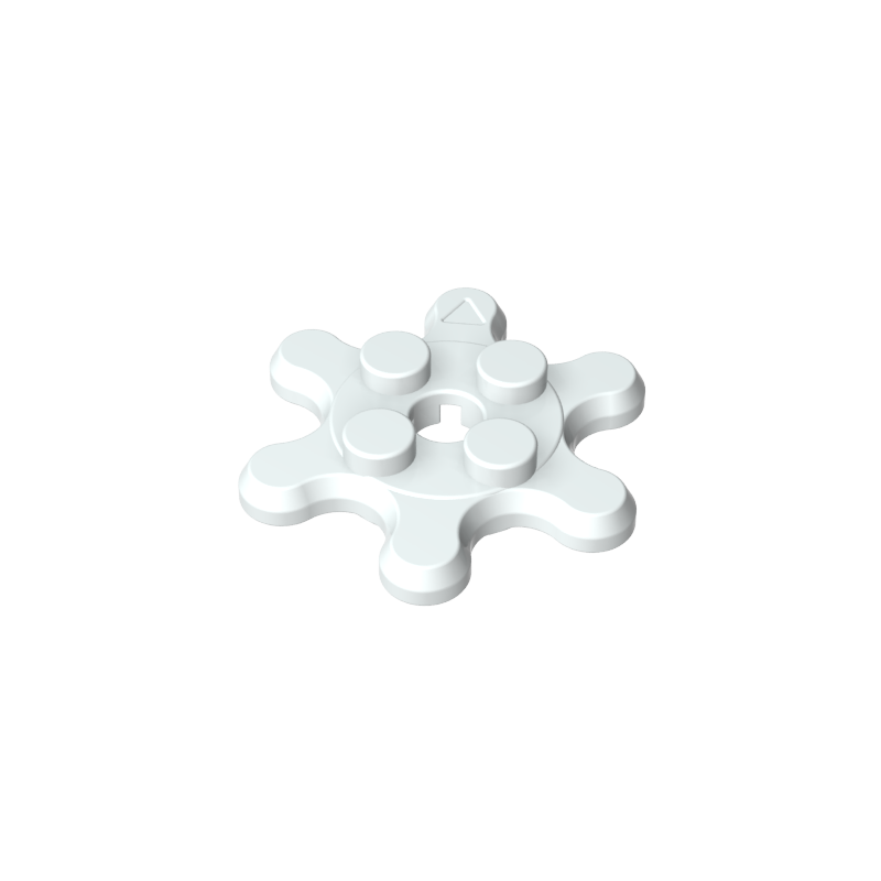 2x2 6-gear turntable plate