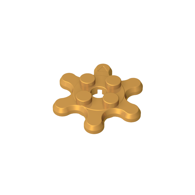 2x2 6-gear turntable plate