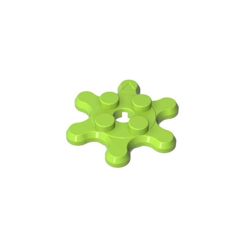 2x2 6-gear turntable plate