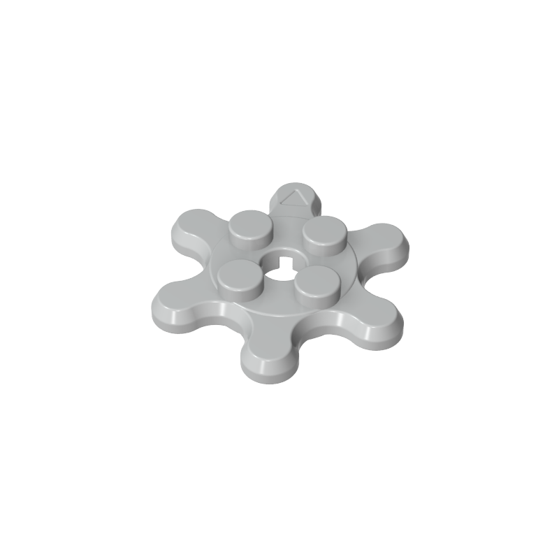 2x2 6-gear turntable plate