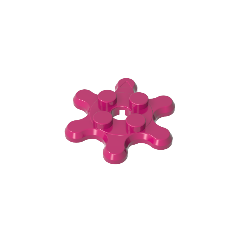 2x2 6-gear turntable plate