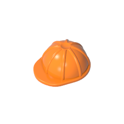 Minifig Construction Helmet / Hard Hat
