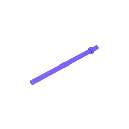 1x6 with cut-off round rod 6L for umbrella