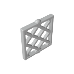 1x2x2 Gridded Window Pane