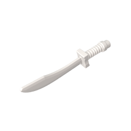 Weapon Sword / Saber with Curved Blade and Hilt