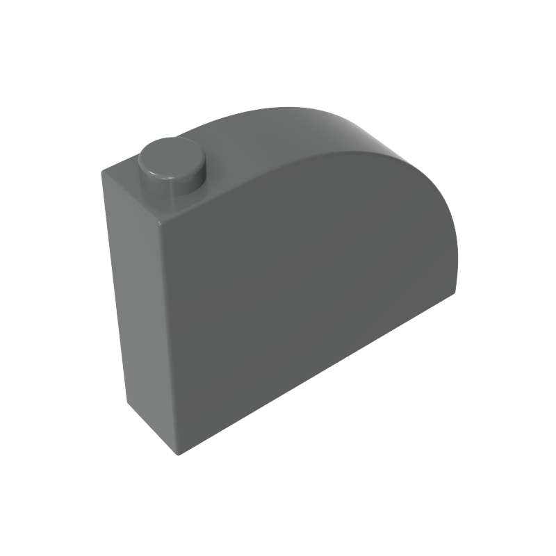 4x1x2 2/3 Curved Brick