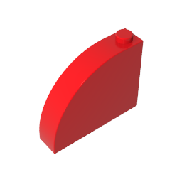 Brick Curved 1 x 4 x 3