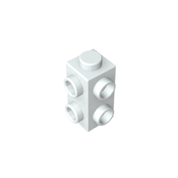 1x1x2 double-sided brick with raised dots