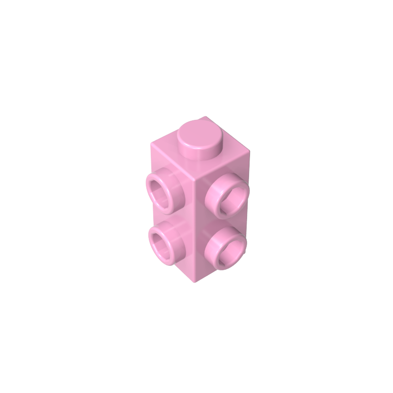 1x1x2 double-sided brick with raised dots