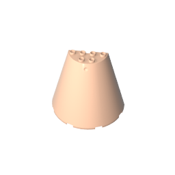 Cone Half 8 x 4 x 6