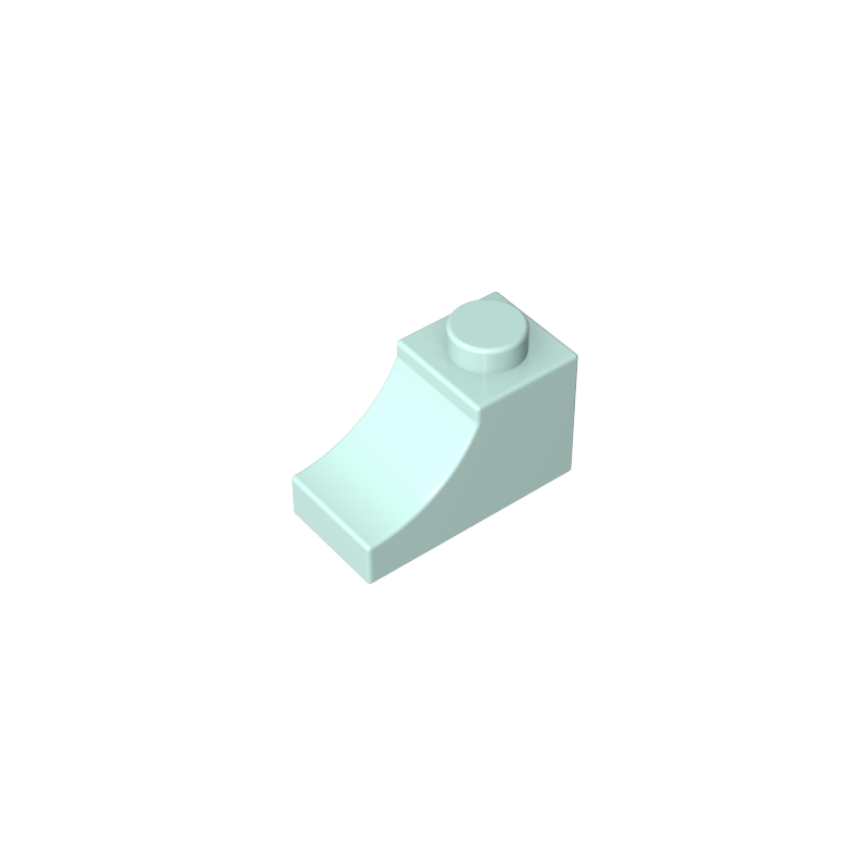 1x2x1 curved brick