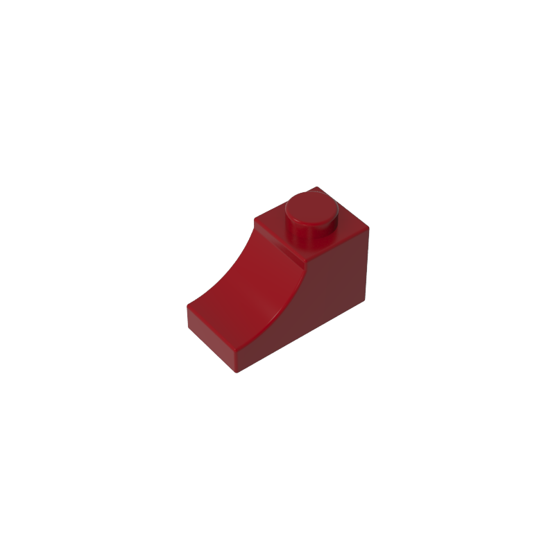 1x2x1 curved brick