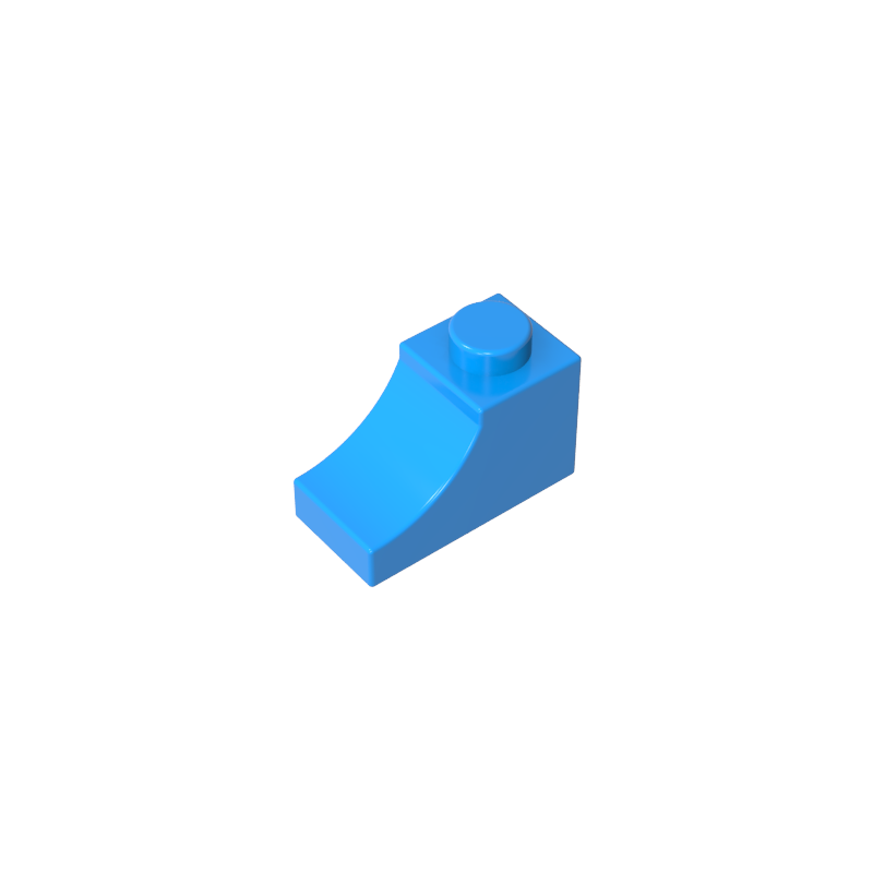 1x2x1 curved brick