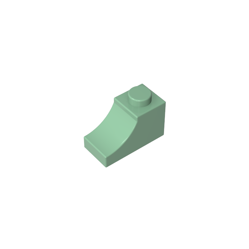 1x2x1 curved brick