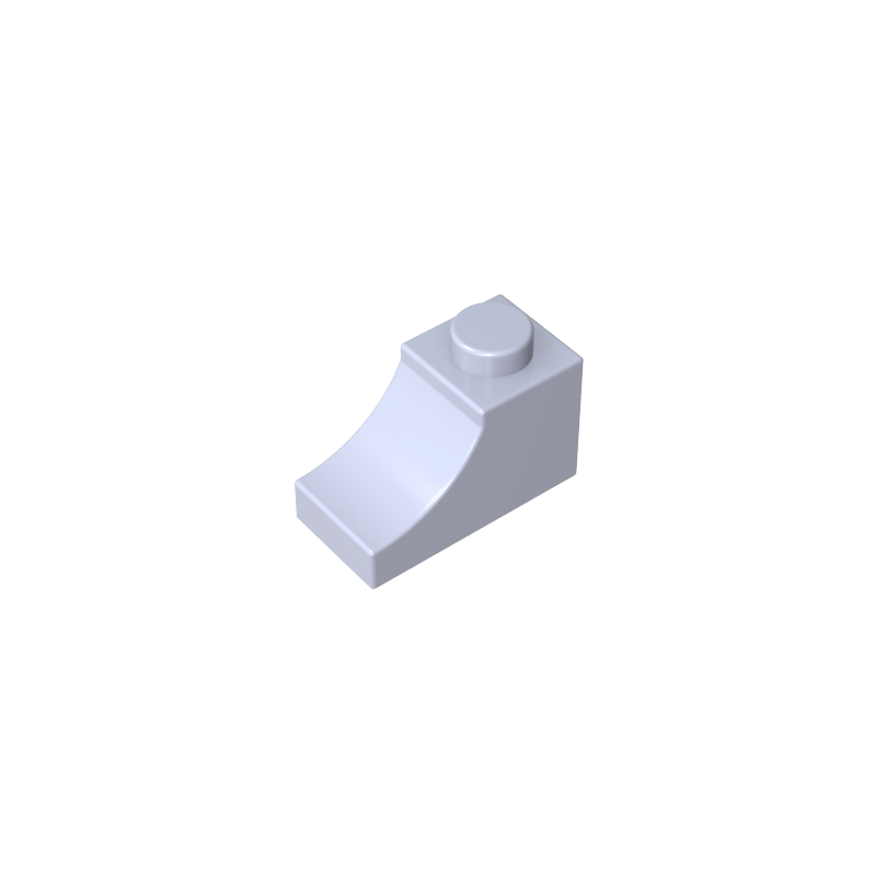 1x2x1 Curved Brick
