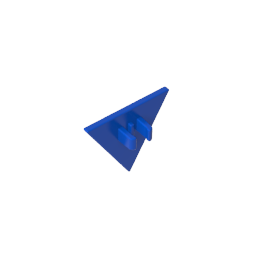 Road Sign Clip-on 2.2 x 2.667 Triangular-MyGobricks