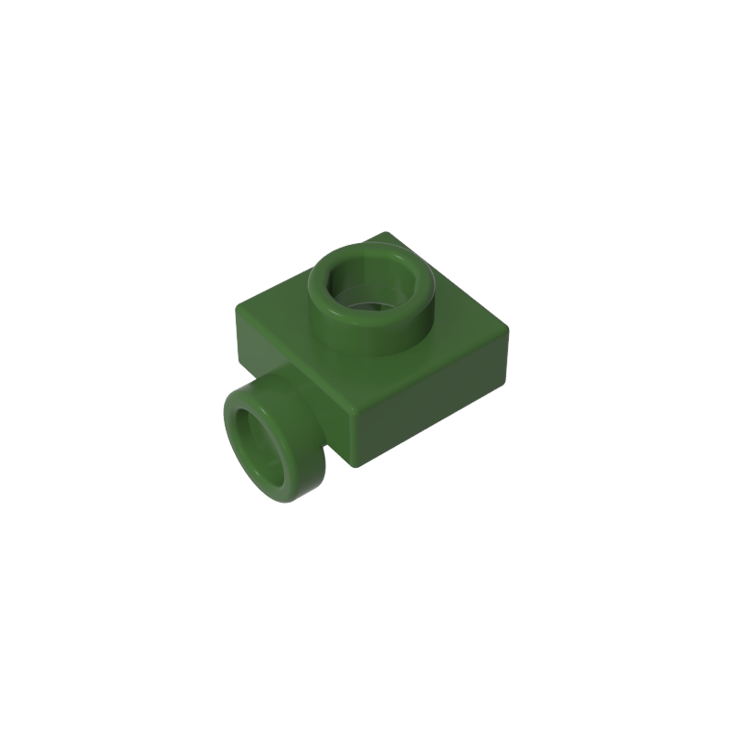 1x1 plate with a single-sided lower bump.