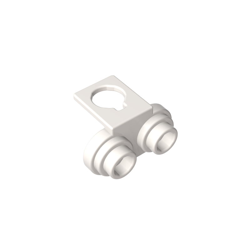 Double Minifigure Back Stand Bracket