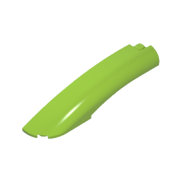 Slope Curved 10 x 2 x 2 with Curved End Left