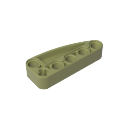 Technic Beam 2 x 5 L-Shape with Quarter Ellipse Thick