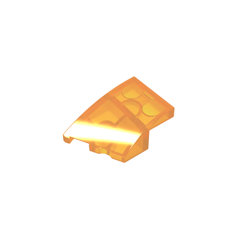 3x2 wedge-shaped curved brick (left)