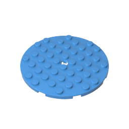 8x8 Round Base Plate
