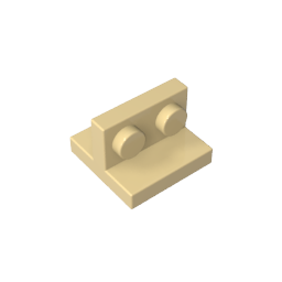 Bracket 2 x 2 with 1 x 2 Vertical Studs