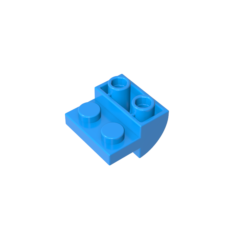 2x2x1 reverse arc-shaped brick